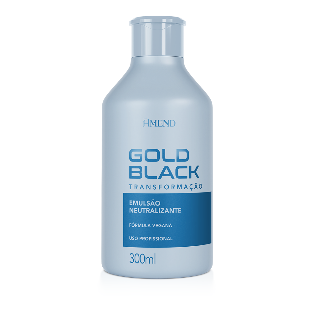 Emuls&atilde;o Neutralizante Amend Gold Black 300ml image number 1